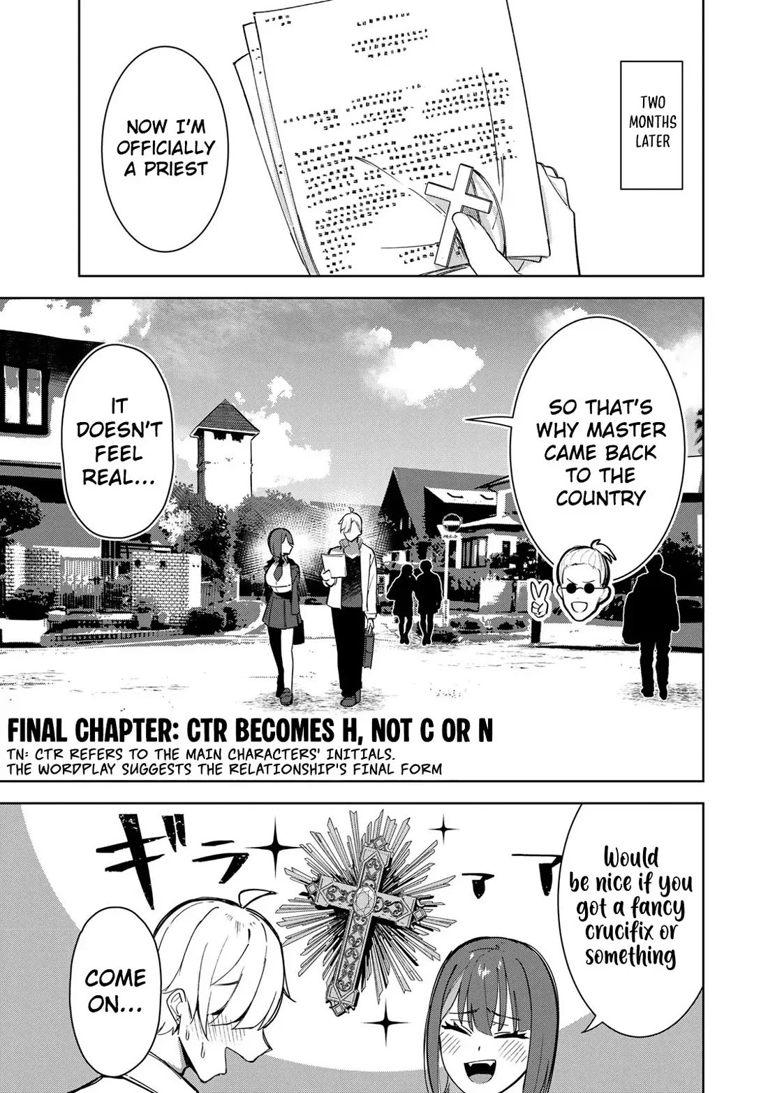 Vampire-san Wants Her (Man's) Blood Taken chapter 23 page 2