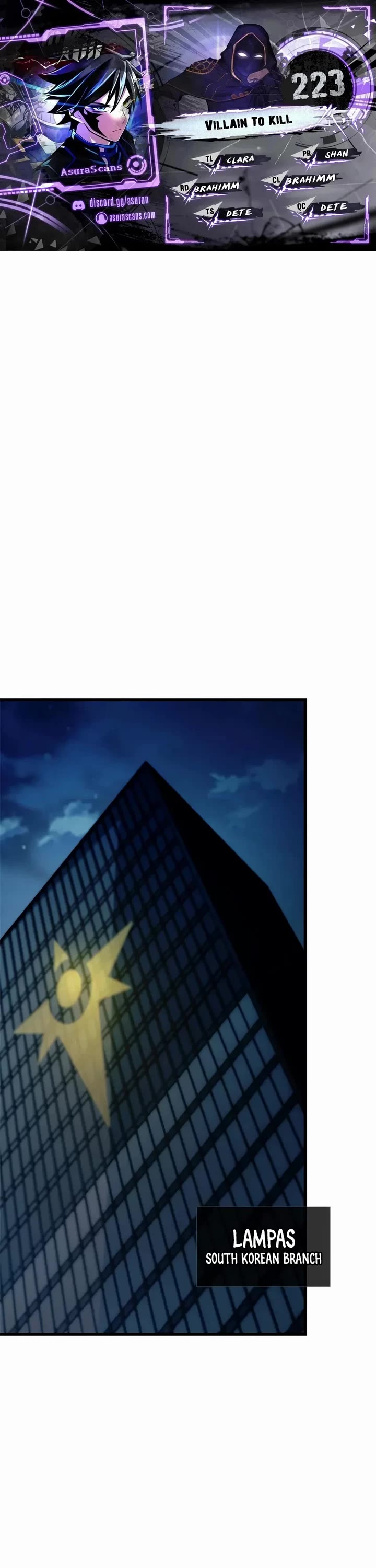 Villain to Kill chapter 223 page 1