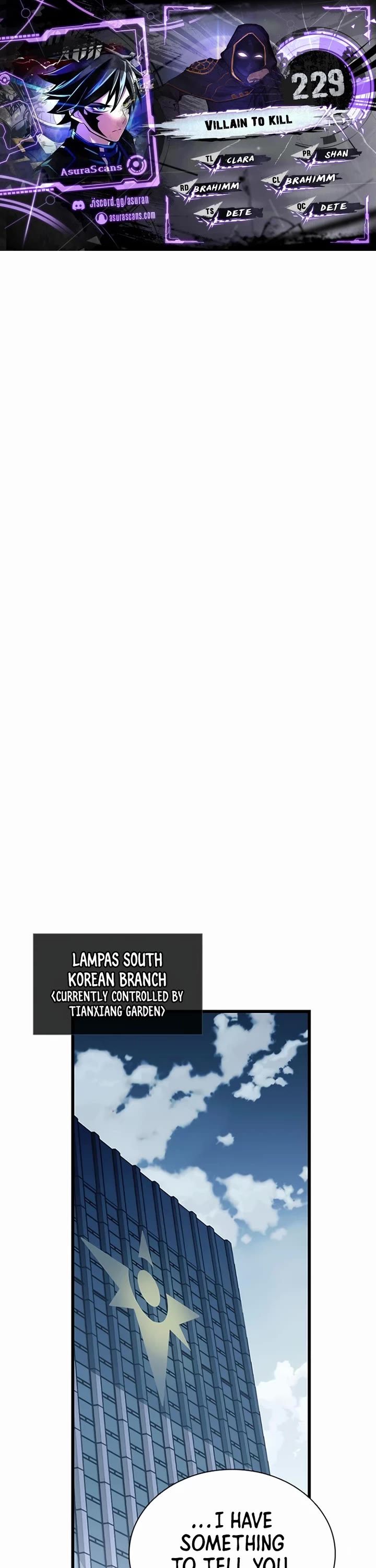 Villain to Kill chapter 229 page 1