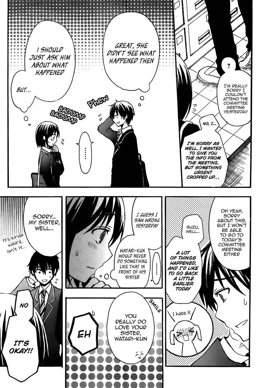 Watari-kun no xx ga Houkai Sunzen chapter 2 page 12