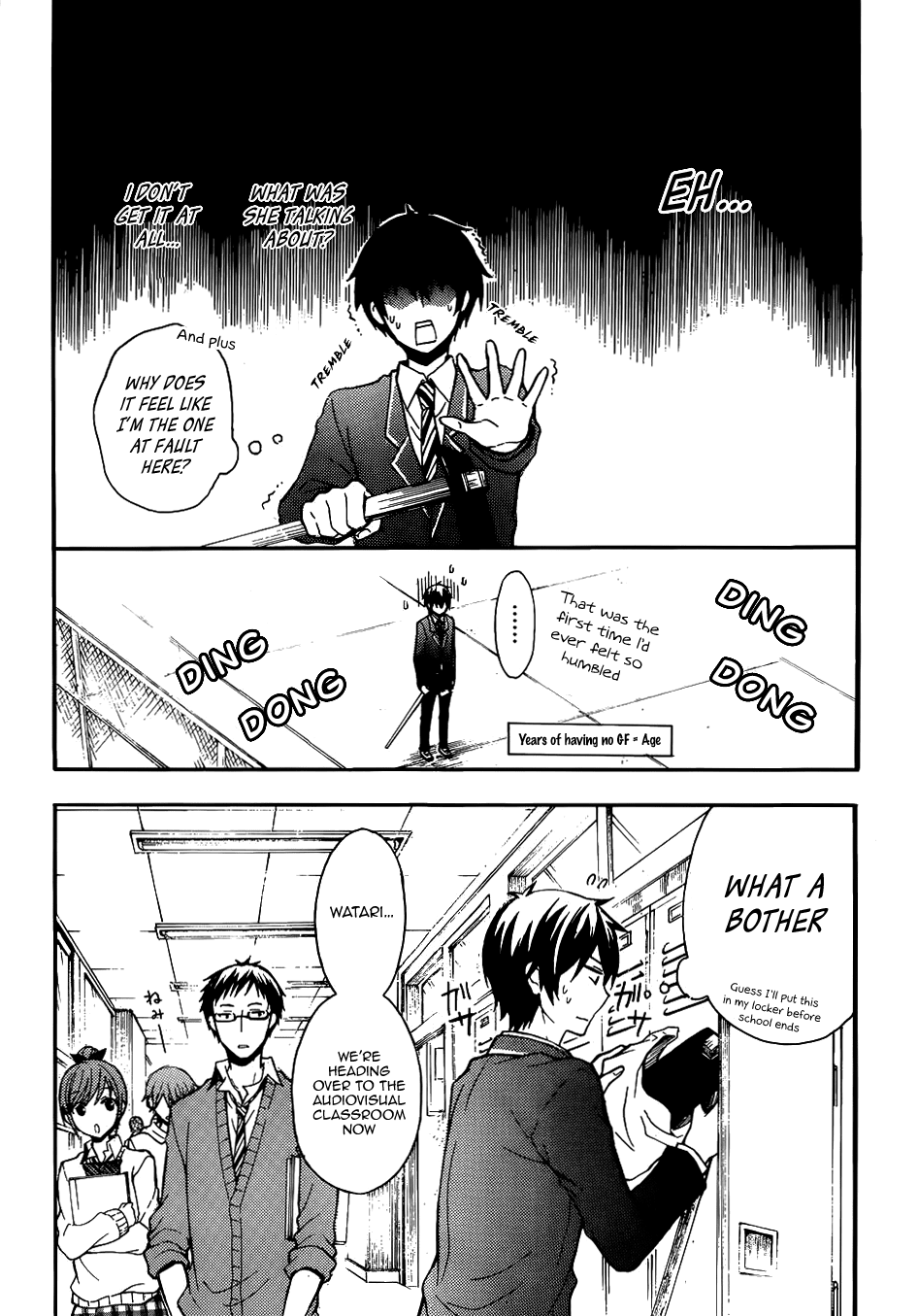 Watari-kun no xx ga Houkai Sunzen chapter 2 page 26