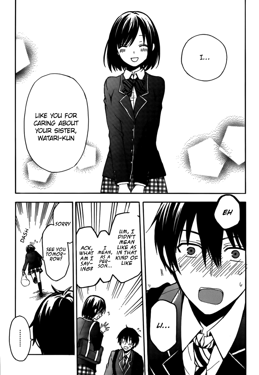 Watari-kun no xx ga Houkai Sunzen chapter 3 page 25