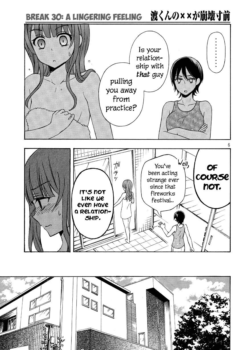 Watari-kun no xx ga Houkai Sunzen chapter 30 page 6