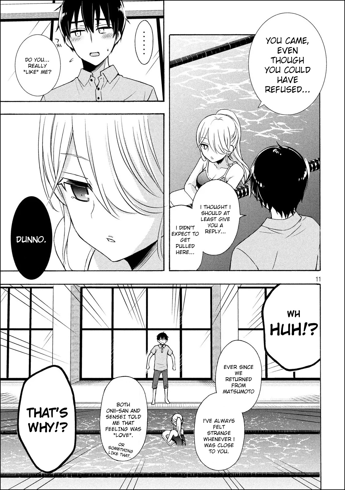Watari-kun no xx ga Houkai Sunzen chapter 50 page 11
