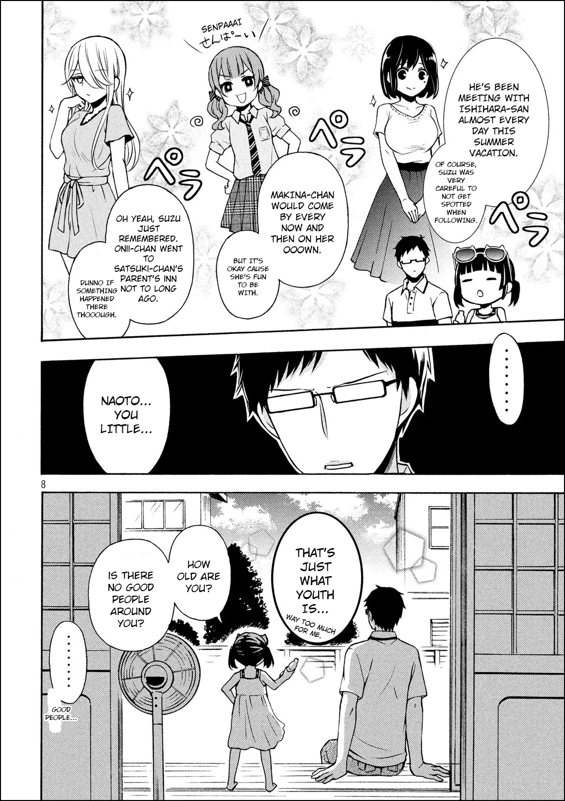 Watari-kun no xx ga Houkai Sunzen chapter 50 page 8