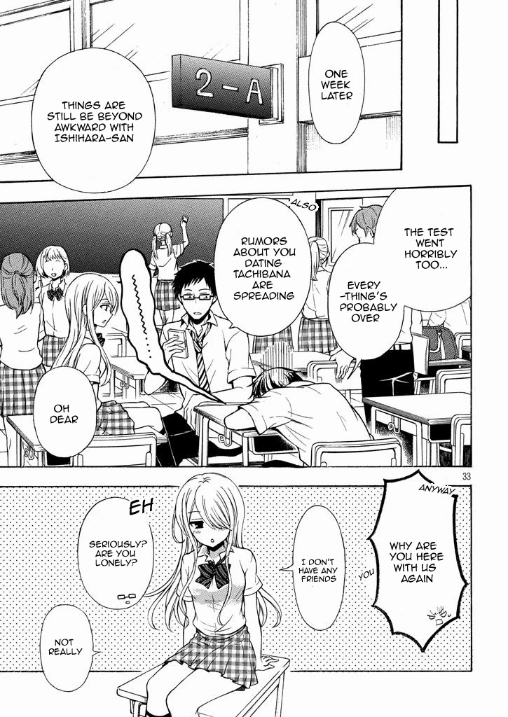 Watari-kun no xx ga Houkai Sunzen chapter 9 page 33