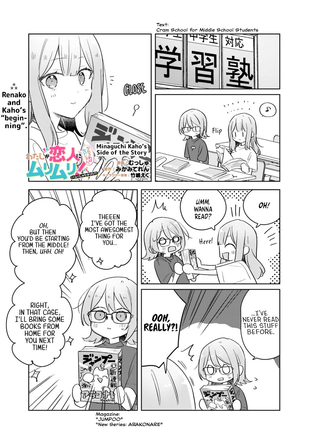 Watashi Ga Koibito Ni Nareru Wake Naijan, Muri Muri! (Muri Janakatta!?) chapter 73.5 page 1