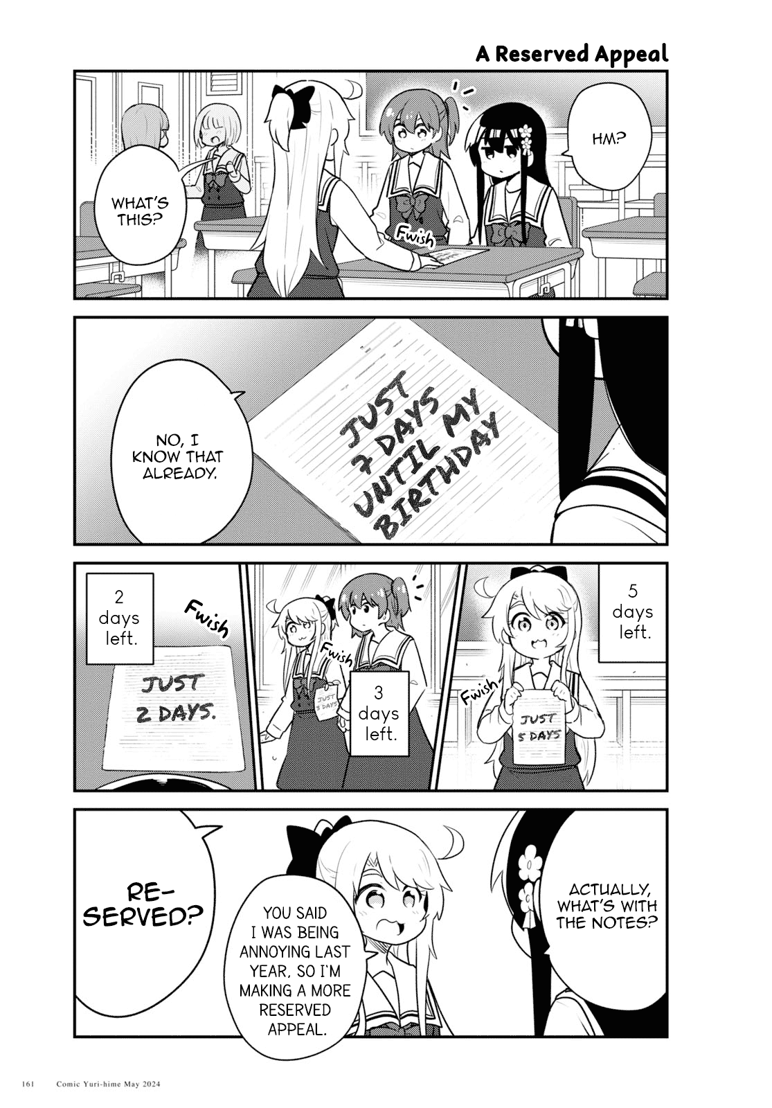 Watashi ni Tenshi ga Maiorita! chapter 117 page 1