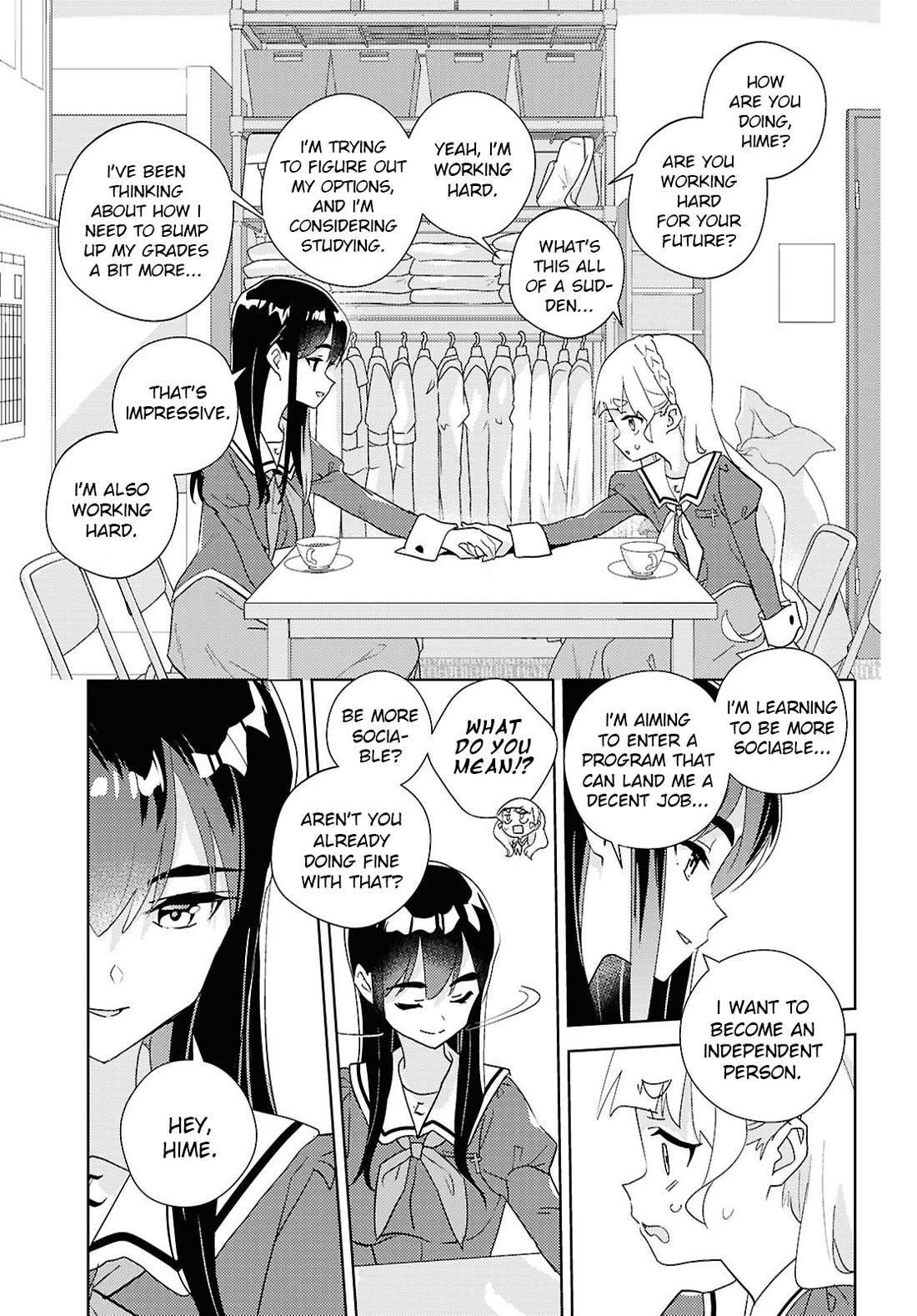 Watashi no Yuri wa Oshigoto desu! chapter 74 page 29