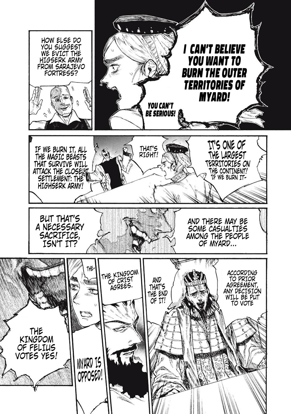 What Do You Wish For With Those Murky Eyes: Record of Highserk War chapter 21 page 32