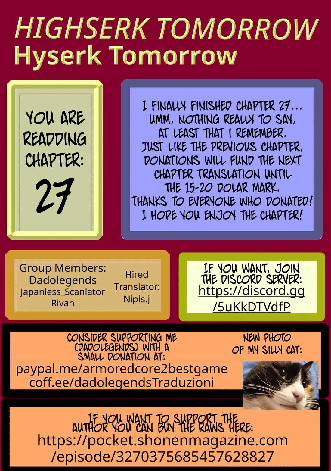 What Do You Wish For With Those Murky Eyes: Record of Highserk War chapter 27 page 1