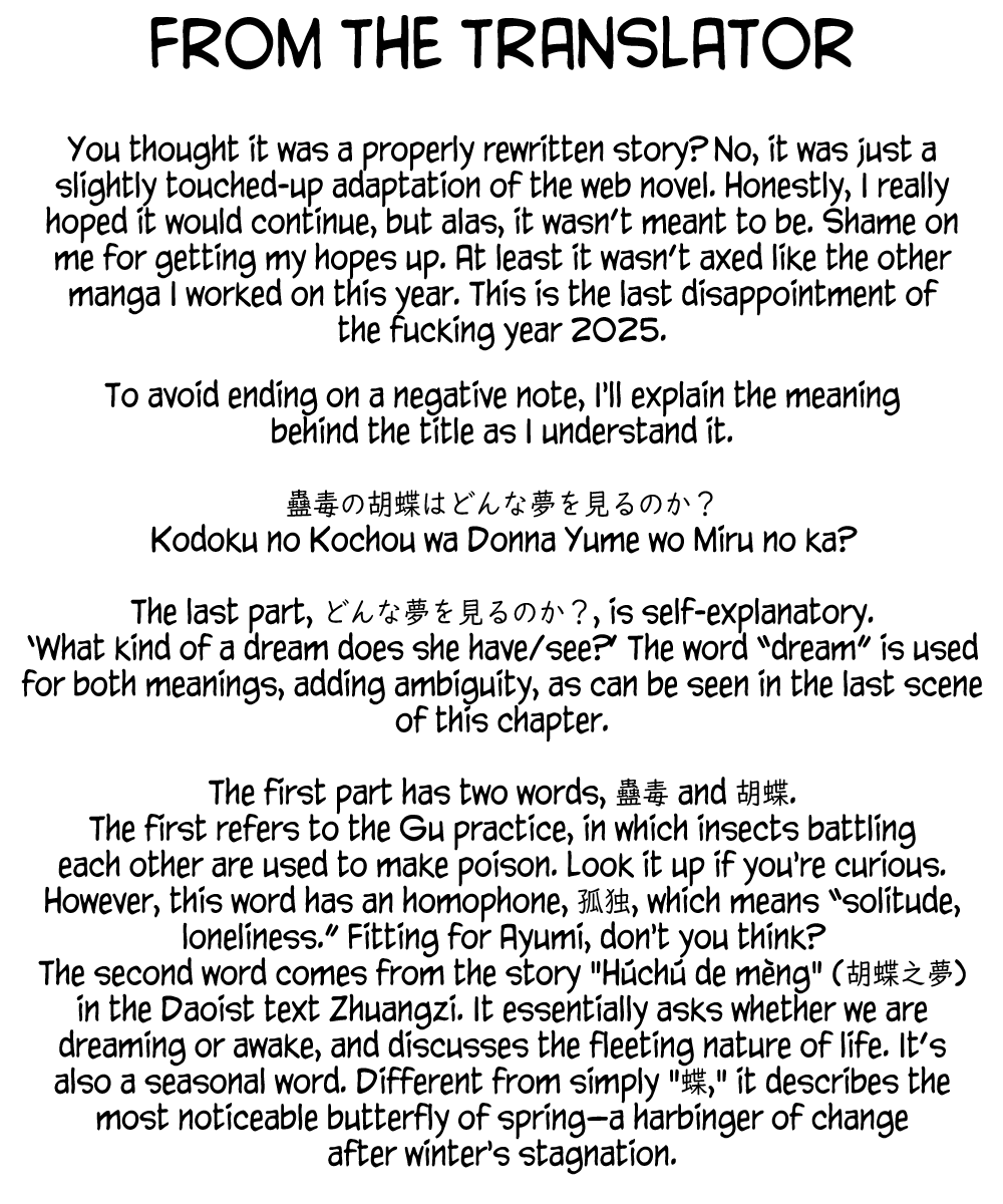 What Does the Poisonous Butterfly Dream of? chapter 15 page 30