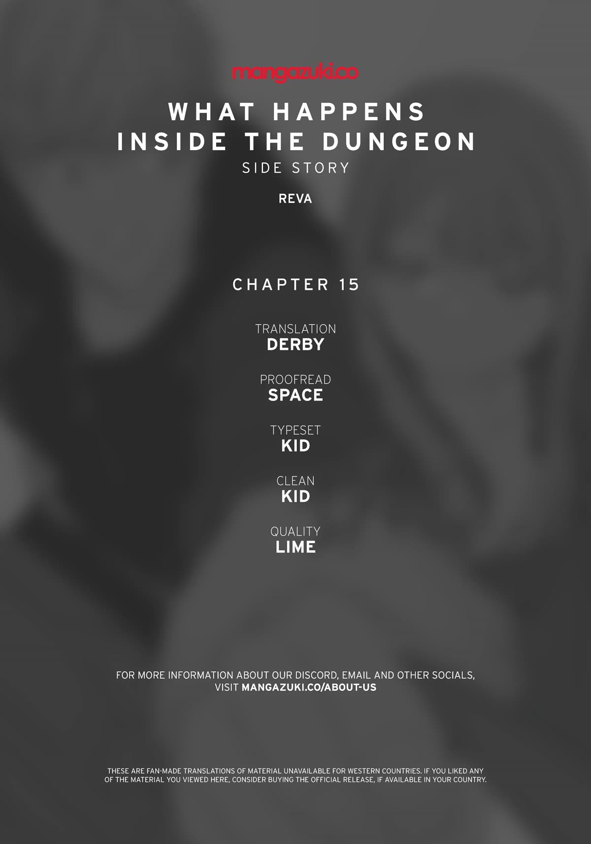 What Happens Inside the Dungeon chapter 125 page 1