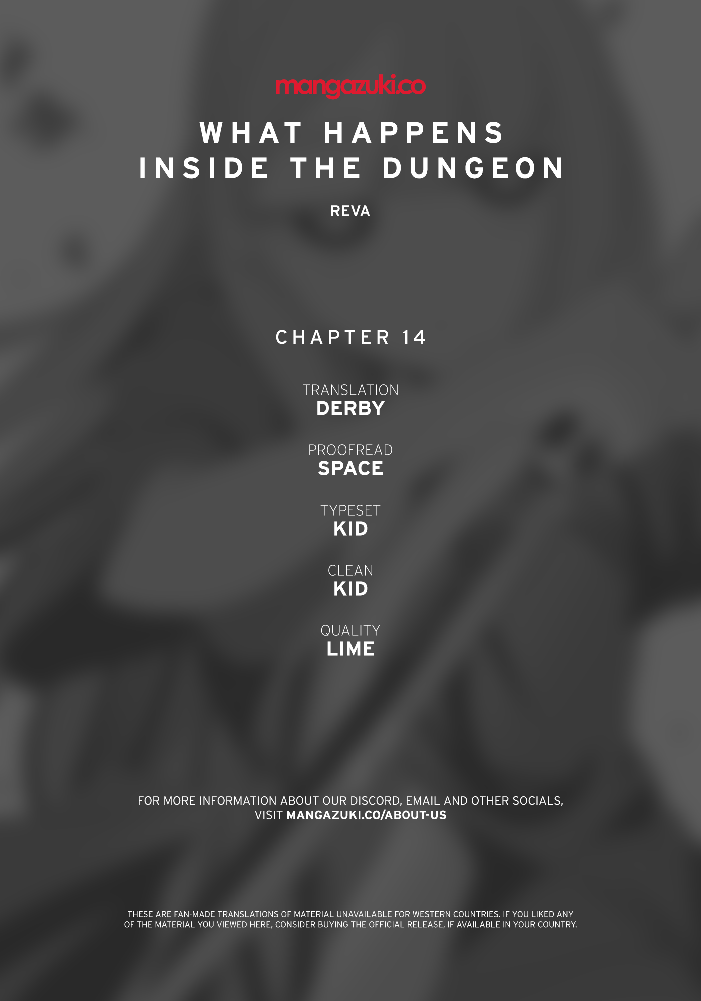 What Happens Inside the Dungeon chapter 14 page 1