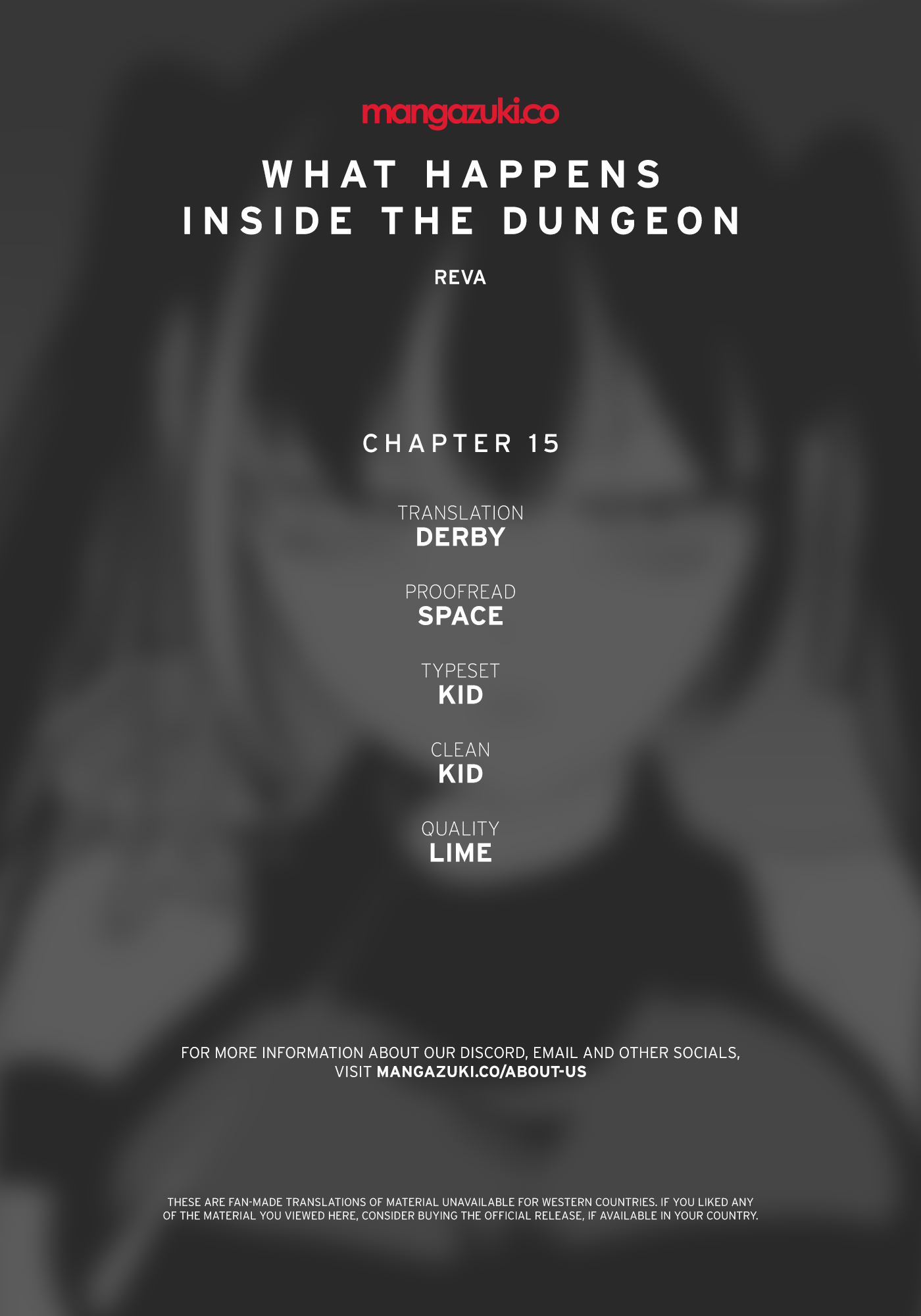 What Happens Inside the Dungeon chapter 15 page 1