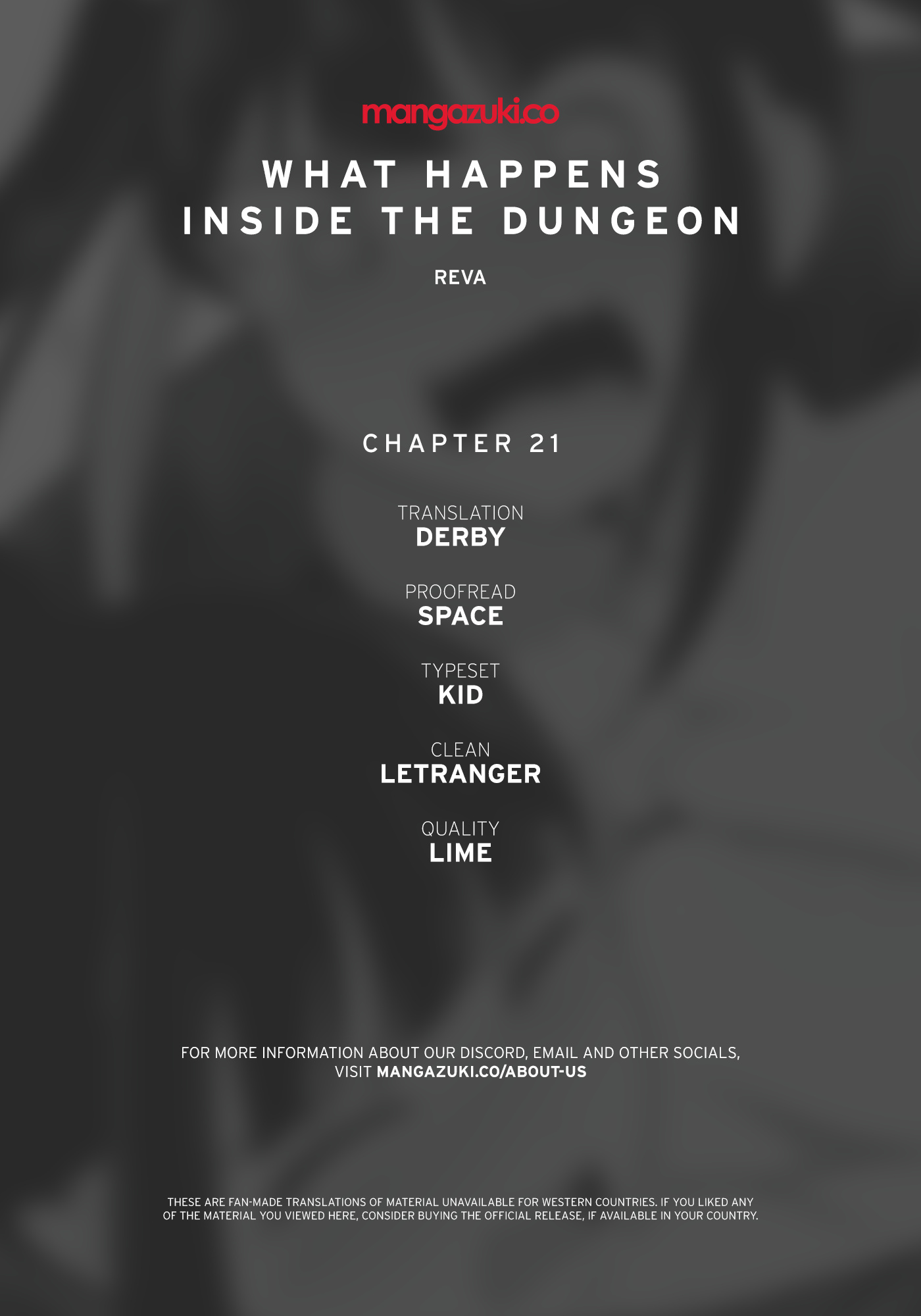 What Happens Inside the Dungeon chapter 21 page 1