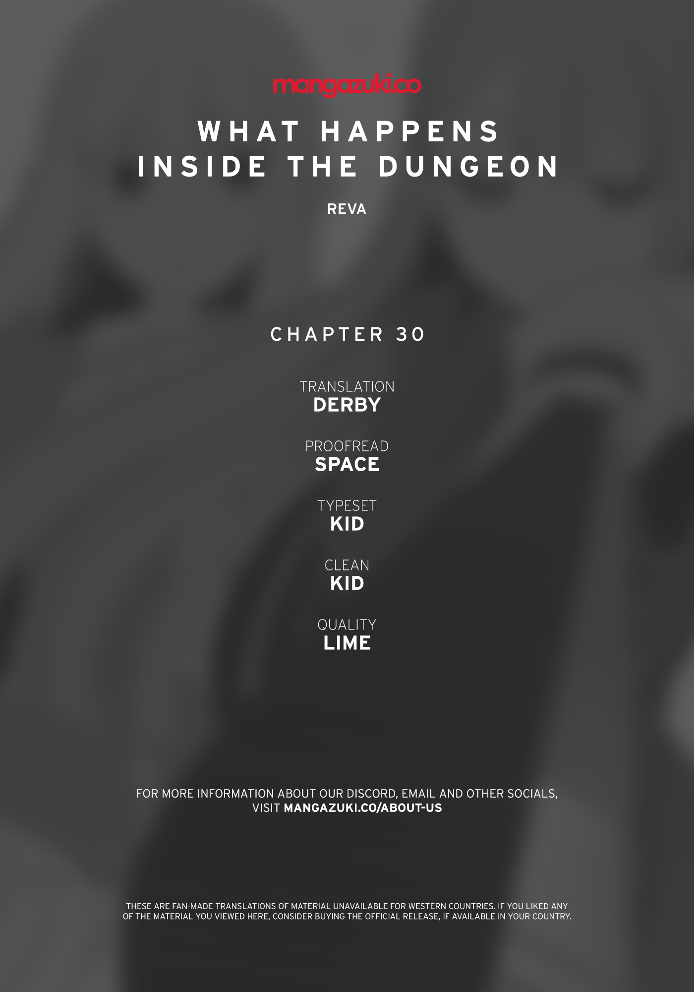 What Happens Inside the Dungeon chapter 30 page 1