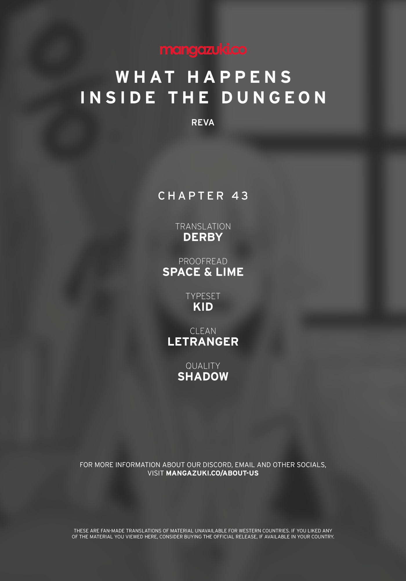 What Happens Inside the Dungeon chapter 43 page 1