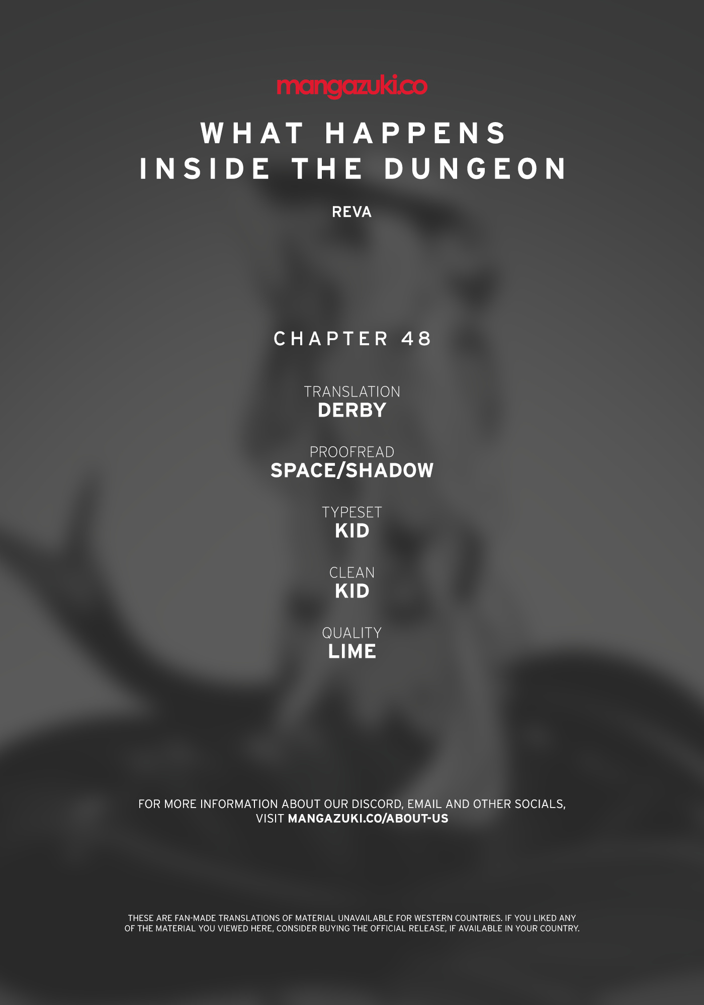 What Happens Inside the Dungeon chapter 48 page 1