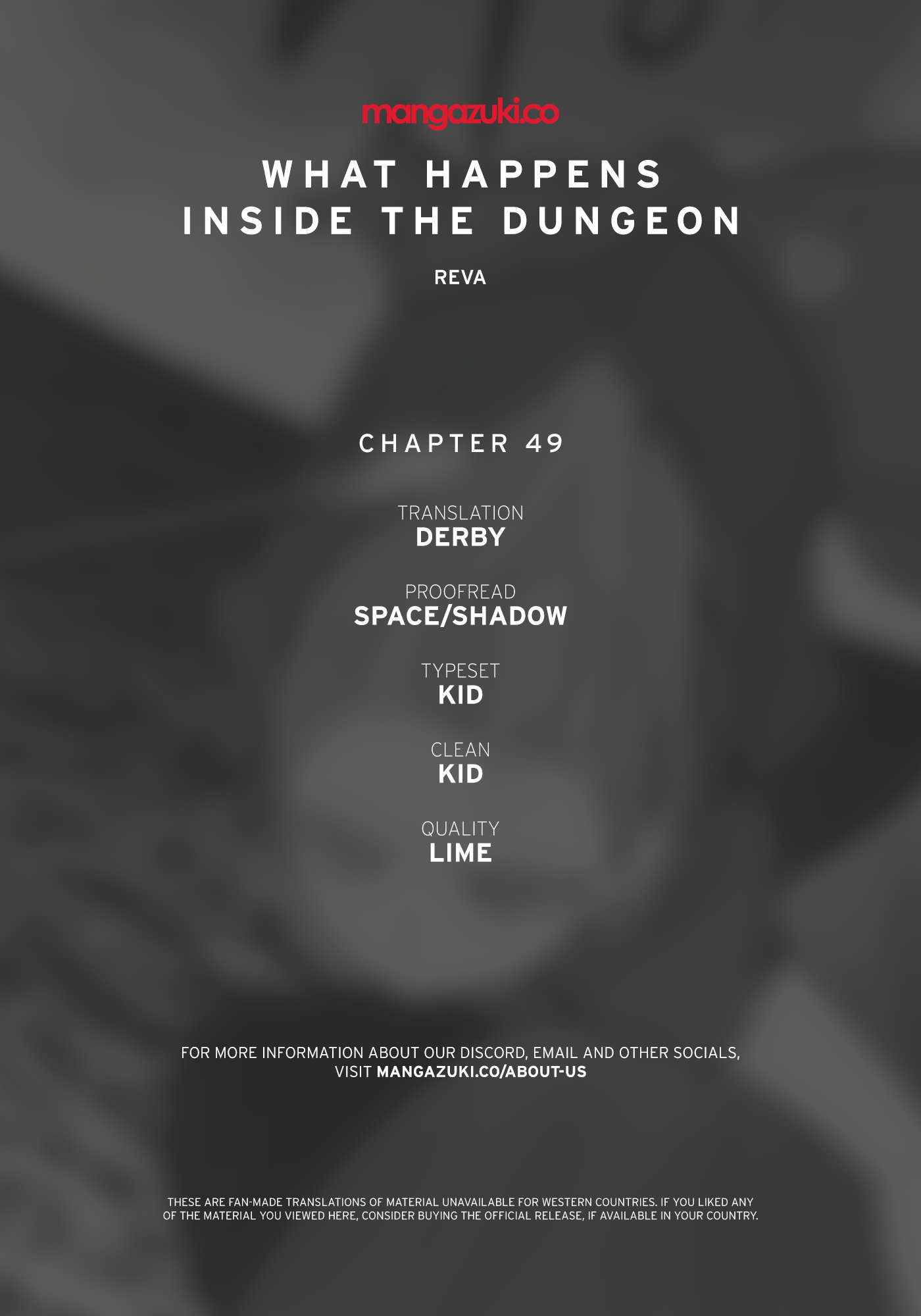 What Happens Inside the Dungeon chapter 49 page 1