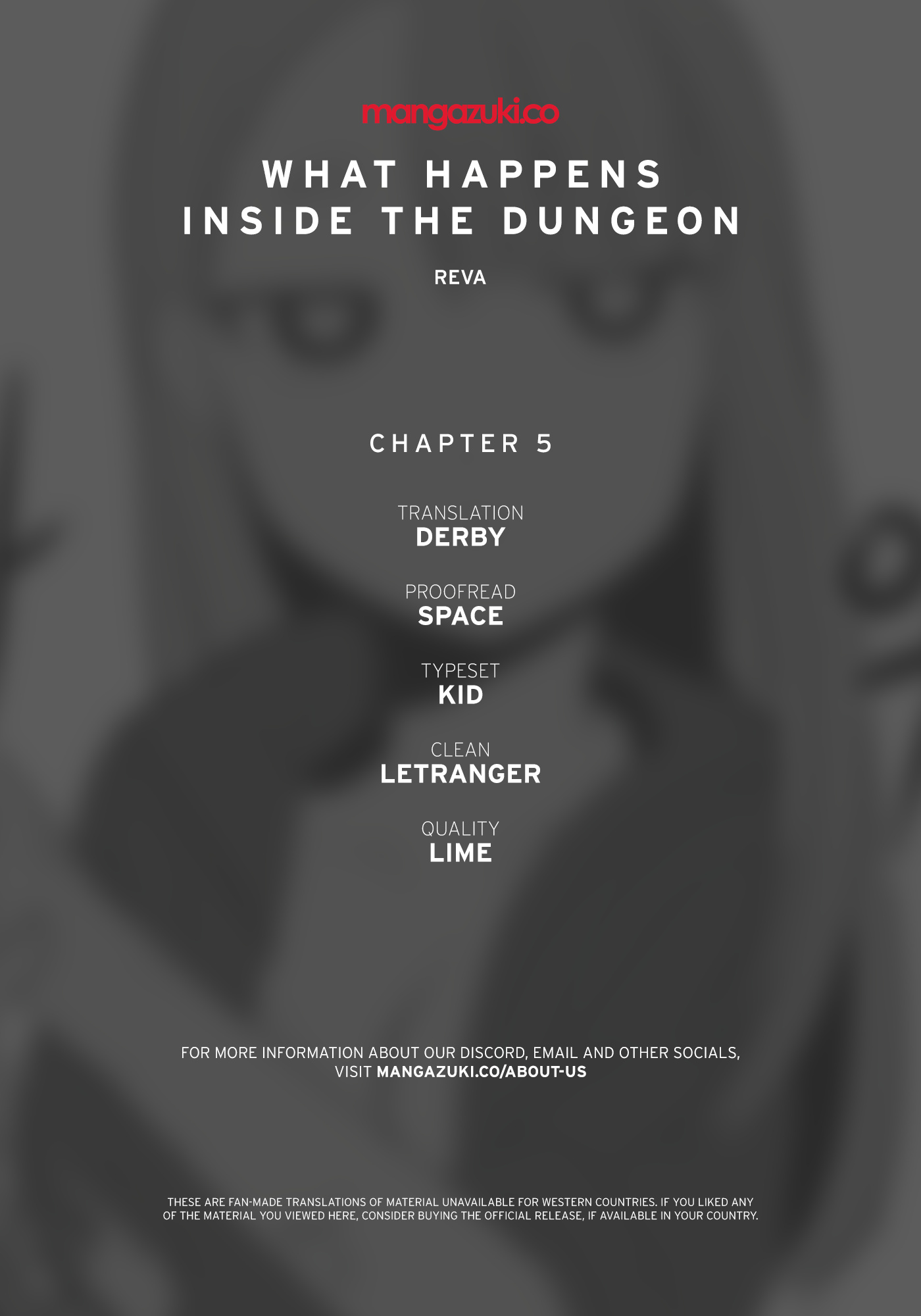 What Happens Inside the Dungeon chapter 5 page 1