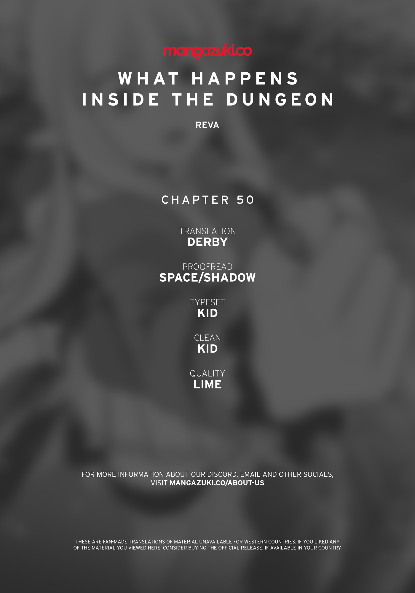 What Happens Inside the Dungeon chapter 50 page 1