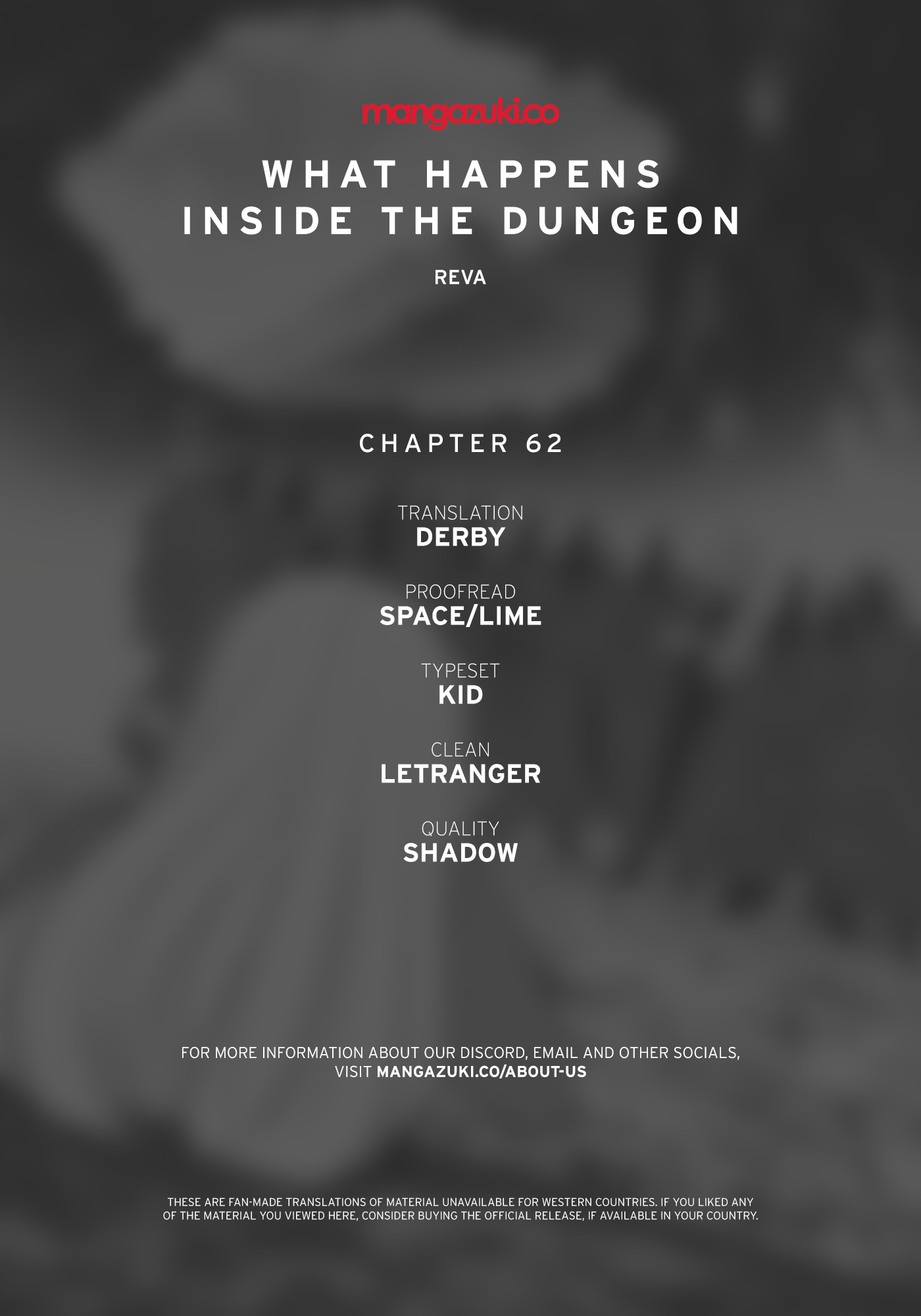 What Happens Inside the Dungeon chapter 62 page 1