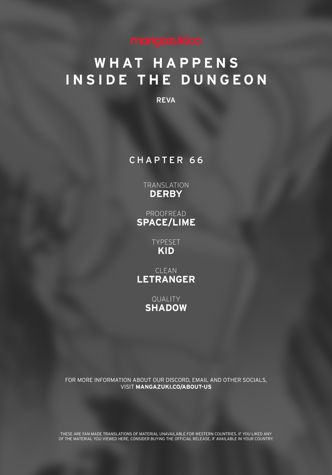 What Happens Inside the Dungeon chapter 66 page 1