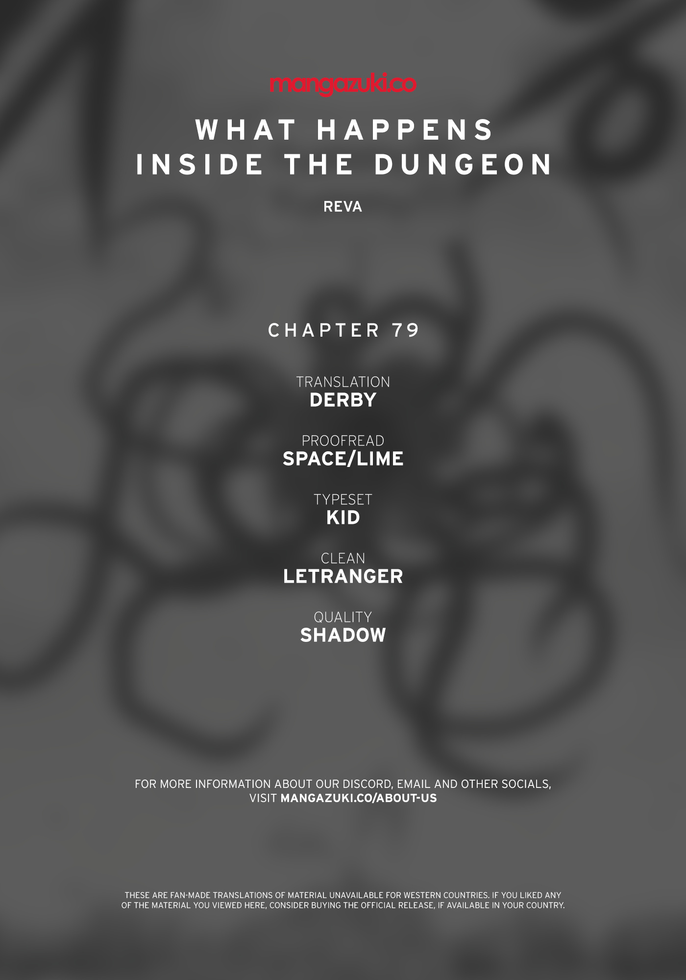 What Happens Inside the Dungeon chapter 79 page 1