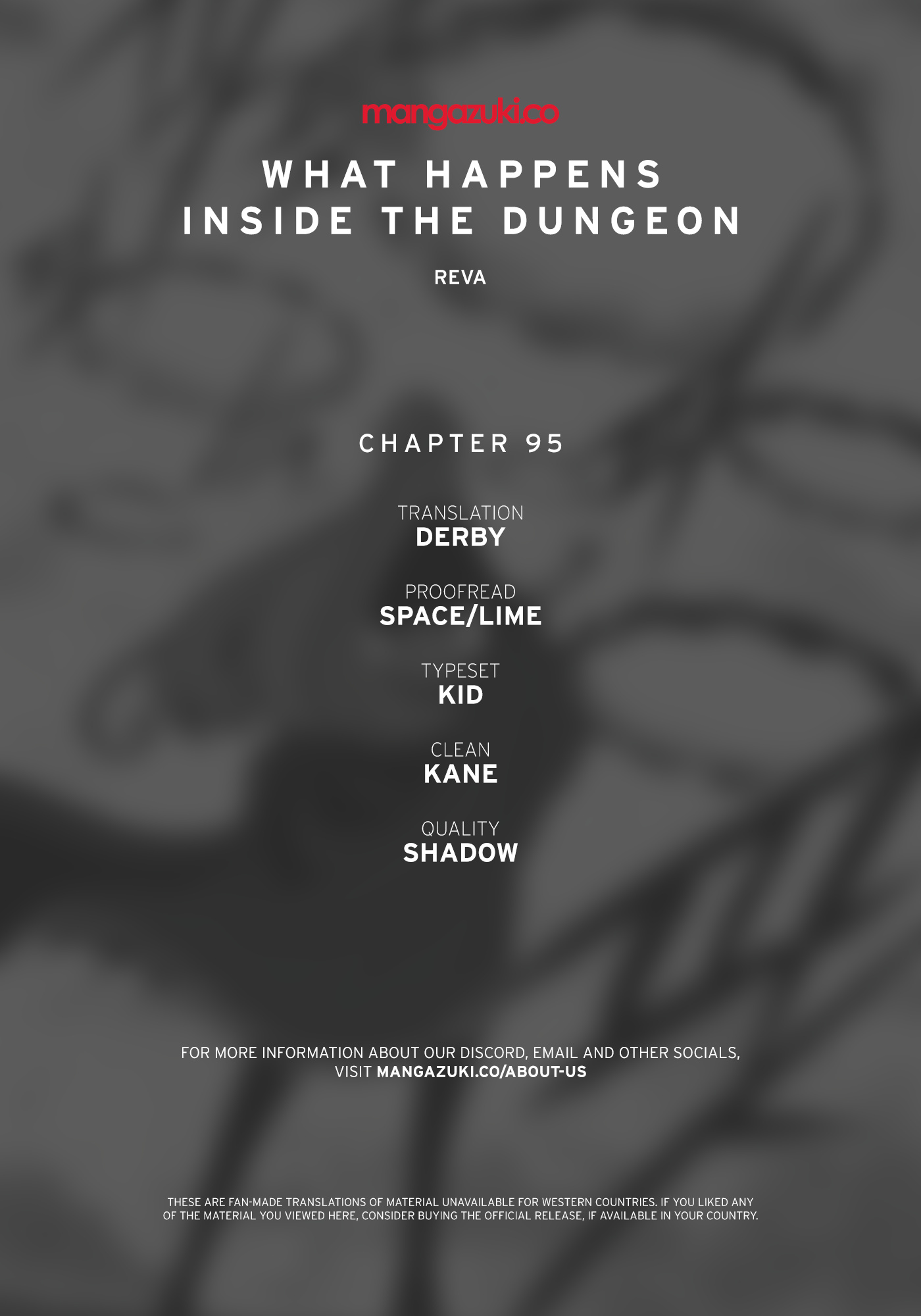 What Happens Inside the Dungeon chapter 95 page 1