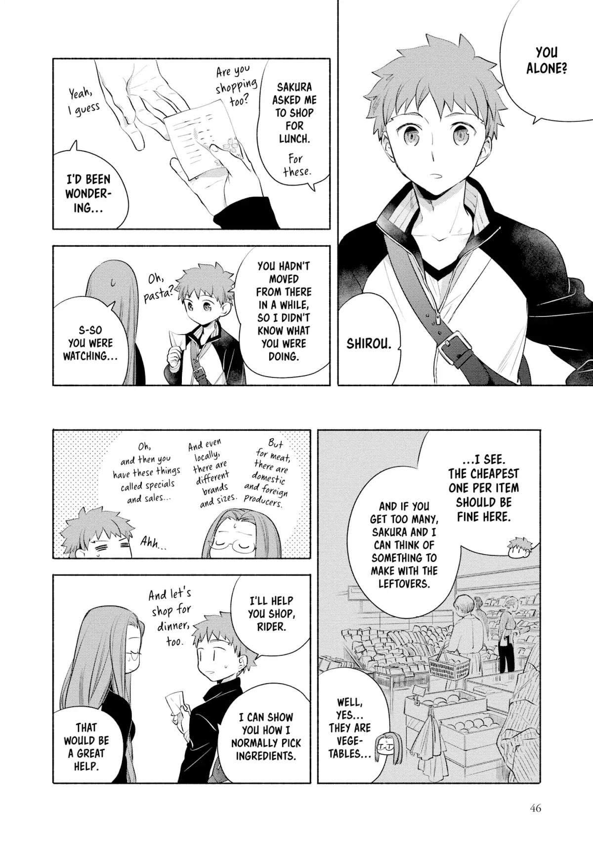 Todays Menu for the Emiya Family chapter 13 page 4