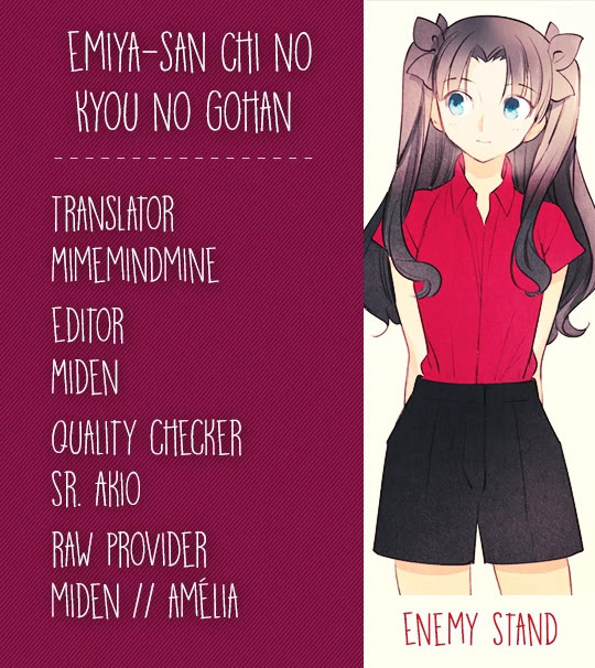 Todays Menu for the Emiya Family chapter 8 page 1