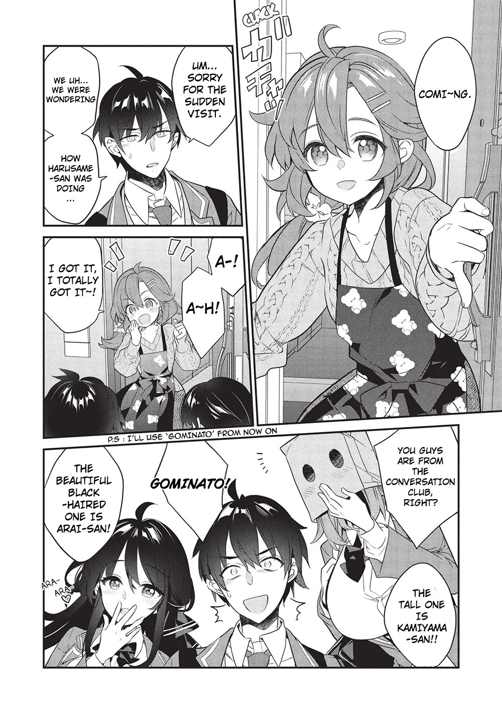 What's under Kamiyama-san's paper bag? chapter 24 page 4