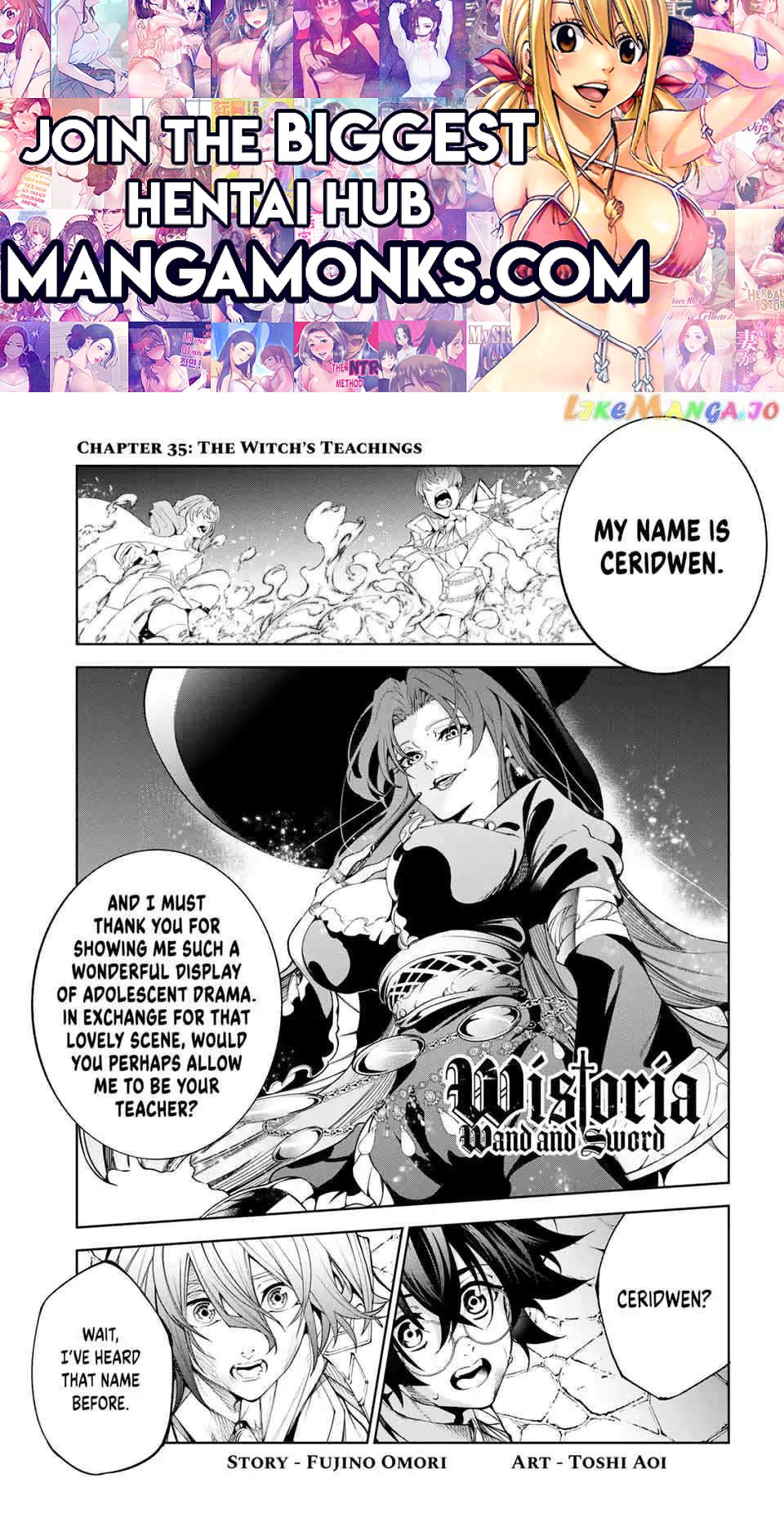 Wistoria's Wand and Sword chapter 35 page 1