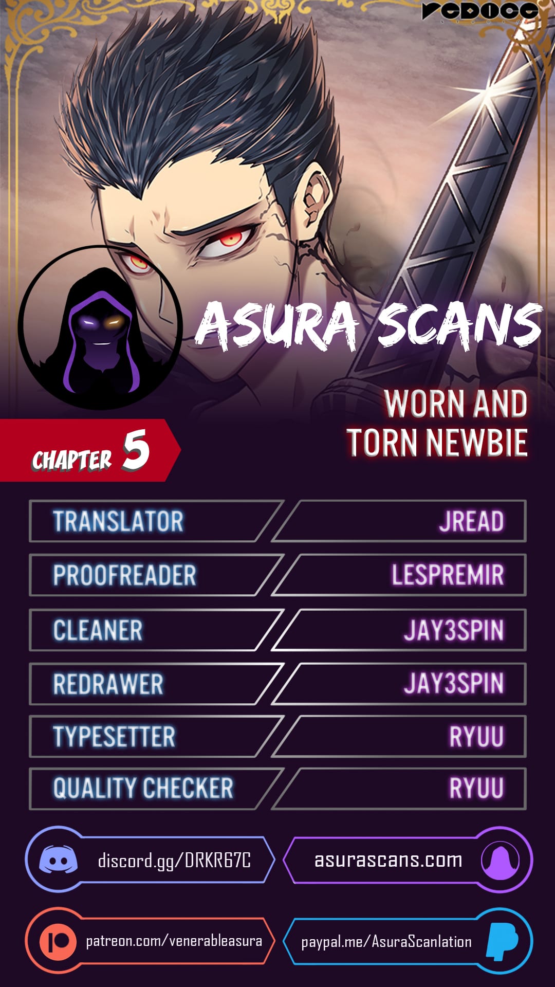 Worn and Torn Newbie chapter 5 page 1