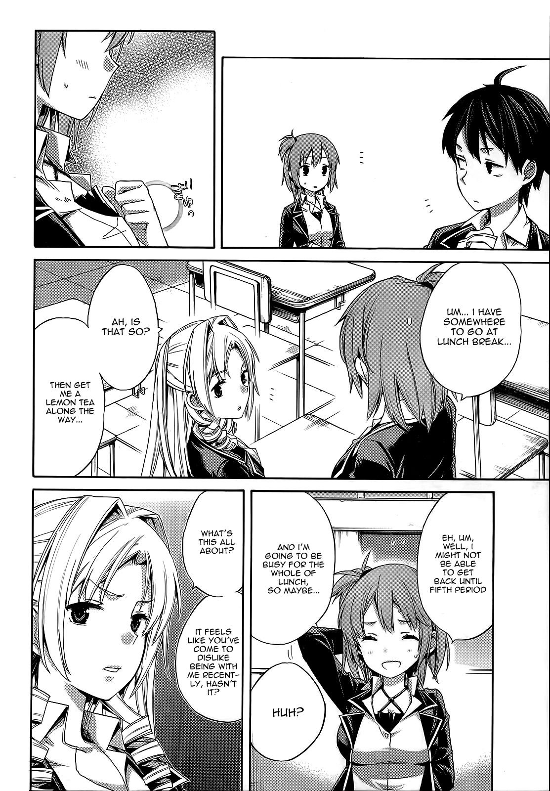 Yahari Ore no Seishun Love Come wa Machigatteiru. chapter 3 page 7