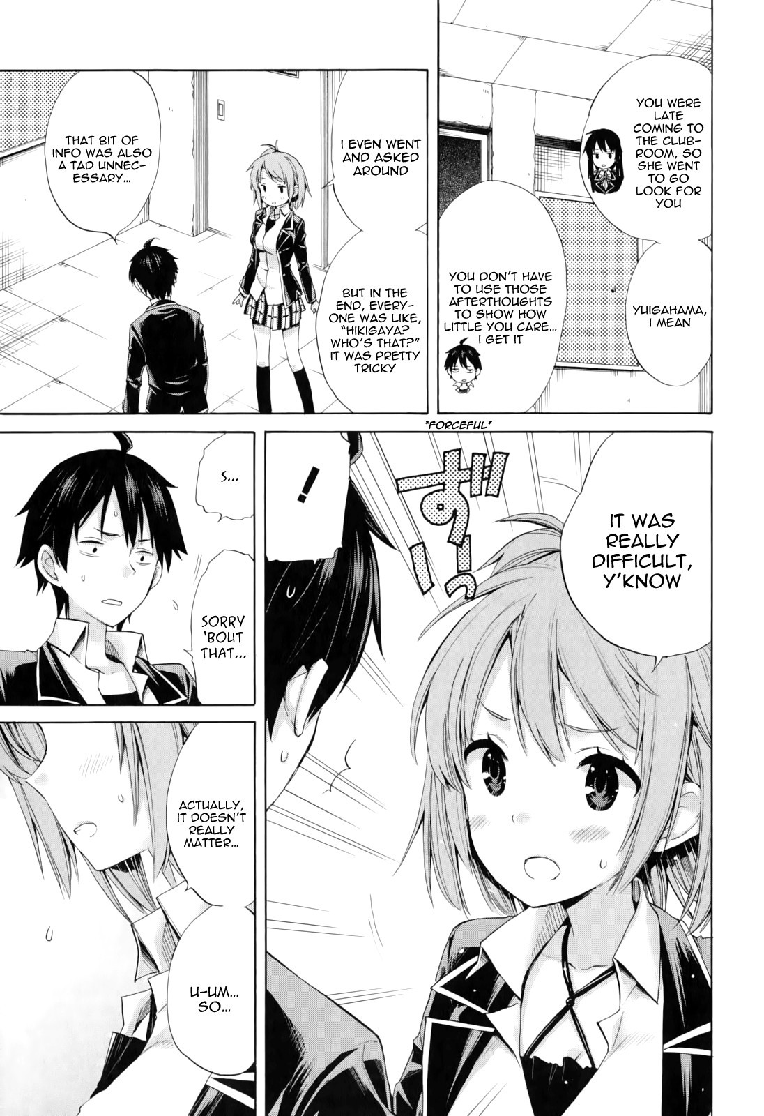 Yahari Ore no Seishun Love Come wa Machigatteiru. chapter 8 page 12