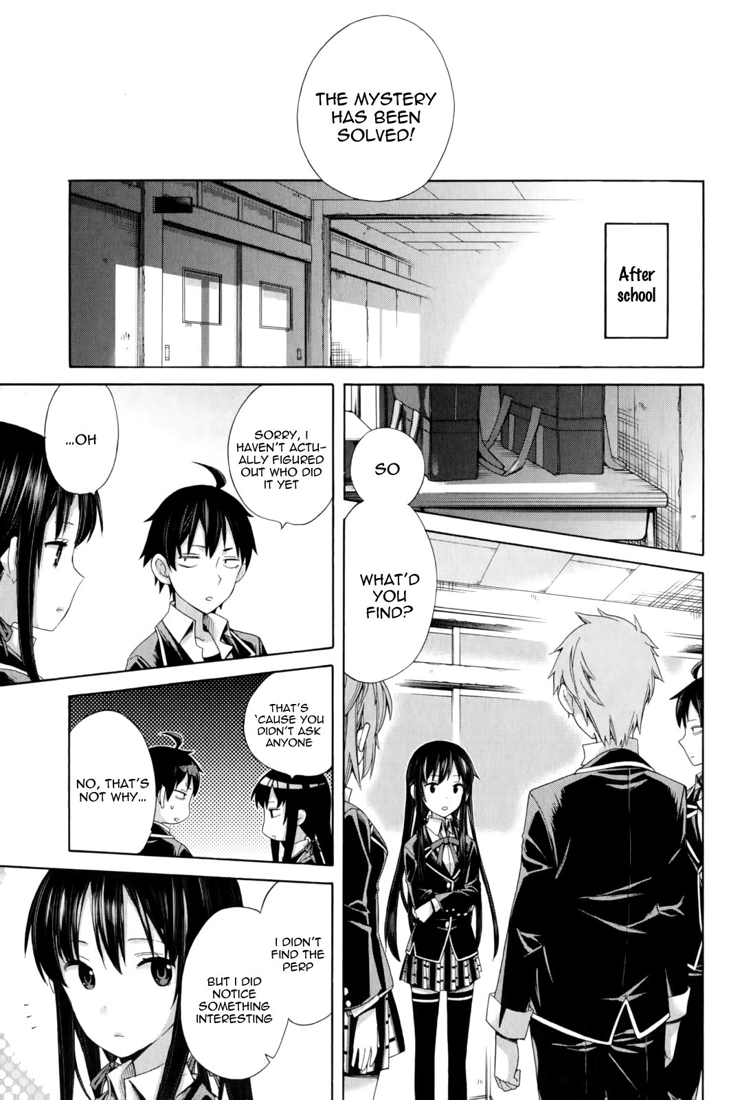 Yahari Ore no Seishun Love Come wa Machigatteiru. chapter 9 page 22
