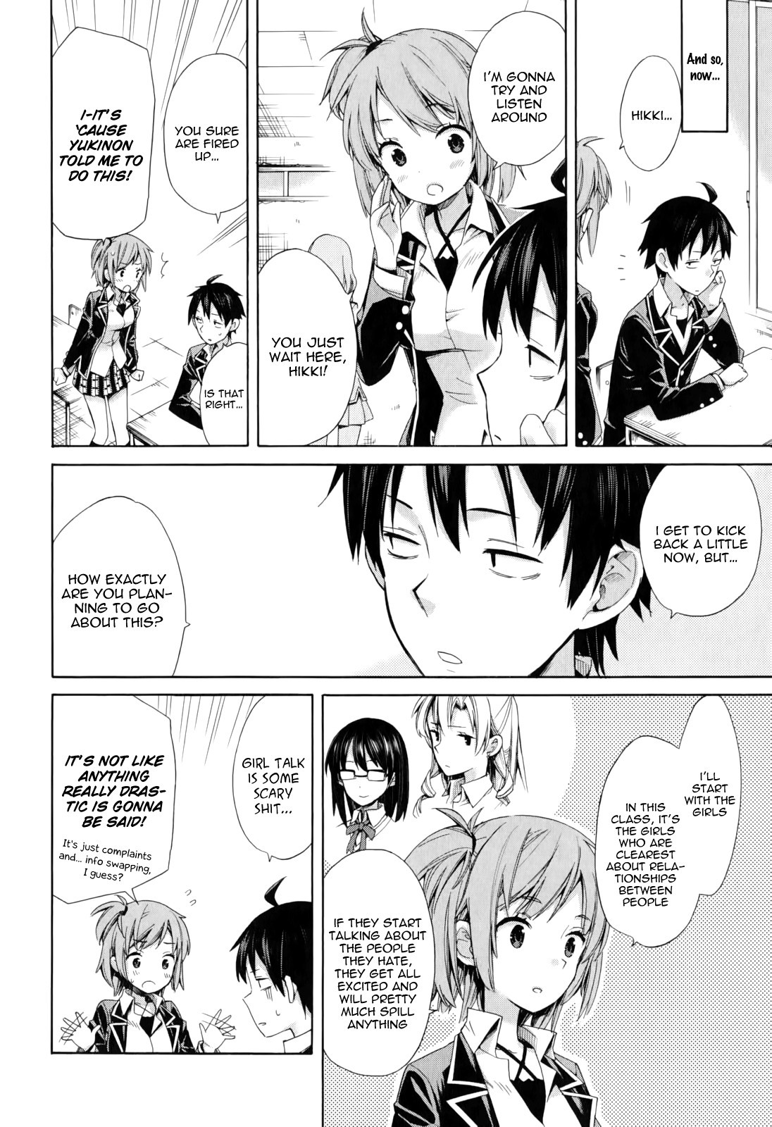 Yahari Ore no Seishun Love Come wa Machigatteiru. chapter 9 page 9
