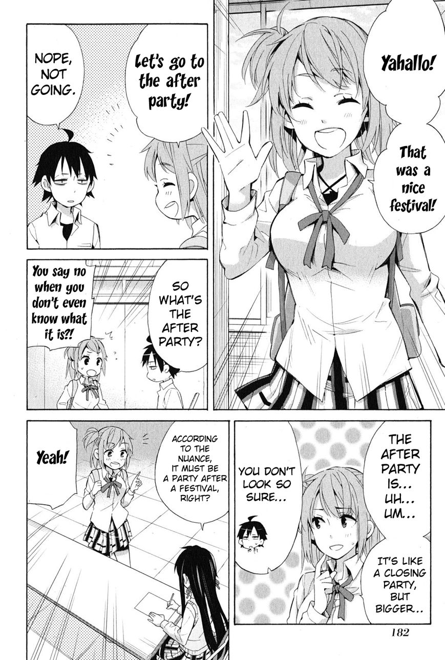 Yahari Ore no Seishun Love Come wa Machigatteiru. chapter 26 page 37