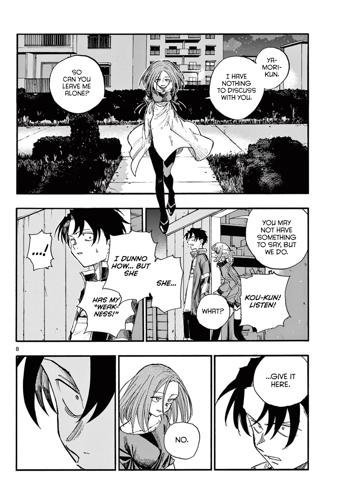 Yofukashi no Uta chapter 127 page 8