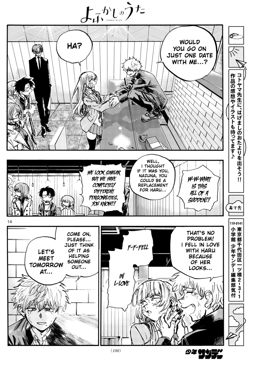 Yofukashi no Uta chapter 143 page 16