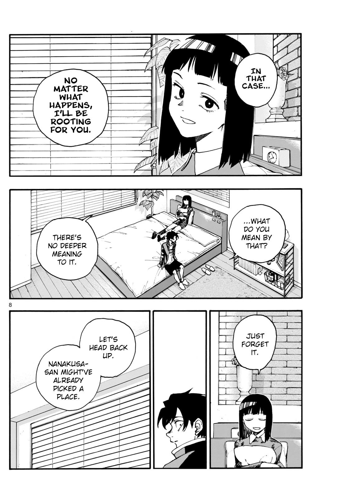 Yofukashi no Uta chapter 171 page 8