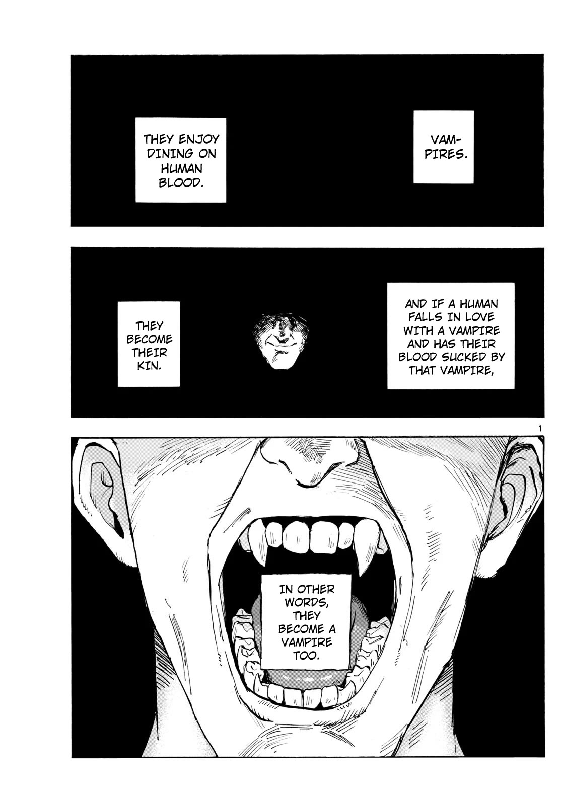 Yofukashi no Uta chapter 185 page 1