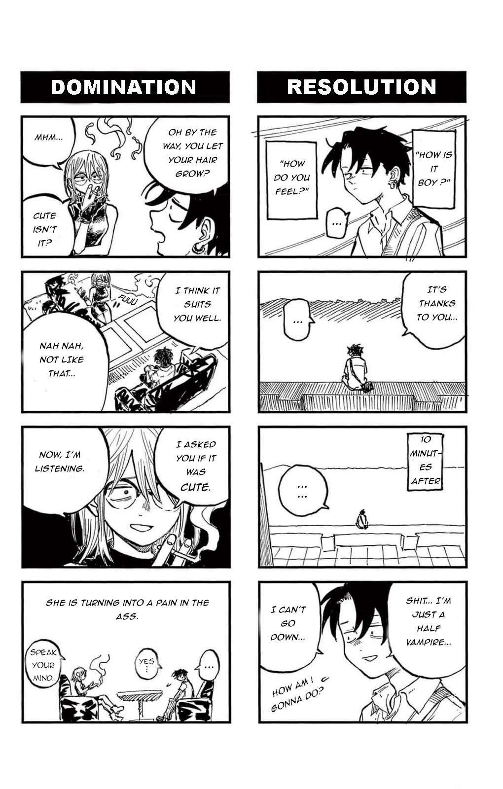 Yofukashi no Uta chapter 200.5 page 1