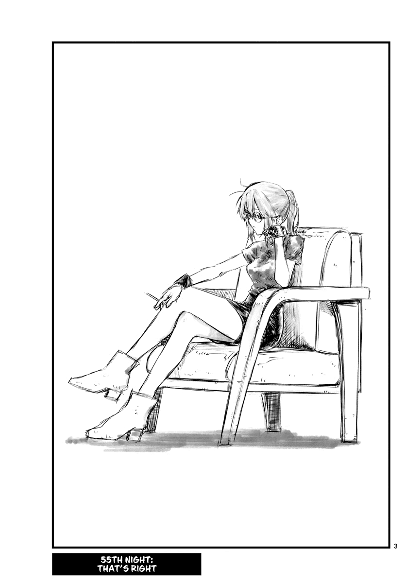 Yofukashi no Uta chapter 55 page 3