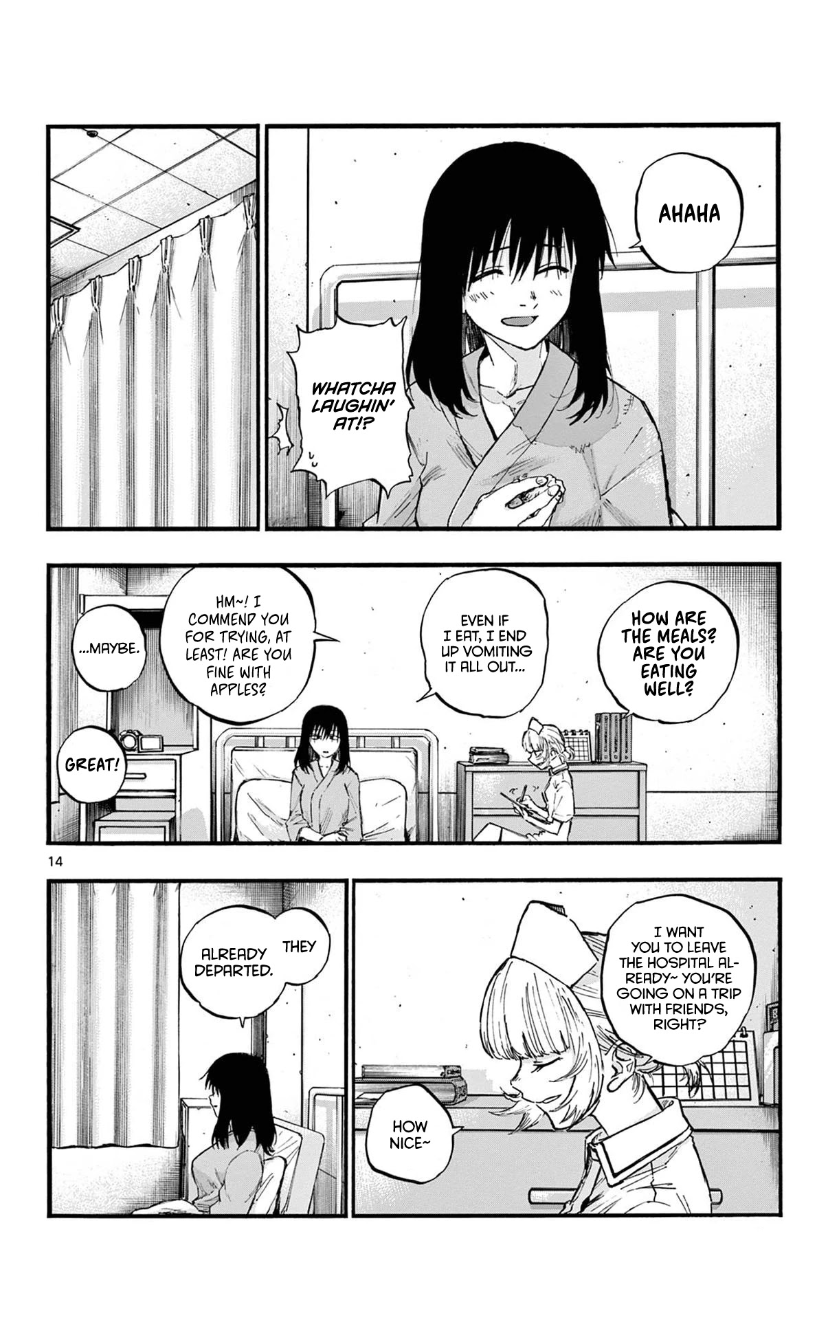 Yofukashi no Uta chapter 60 page 14