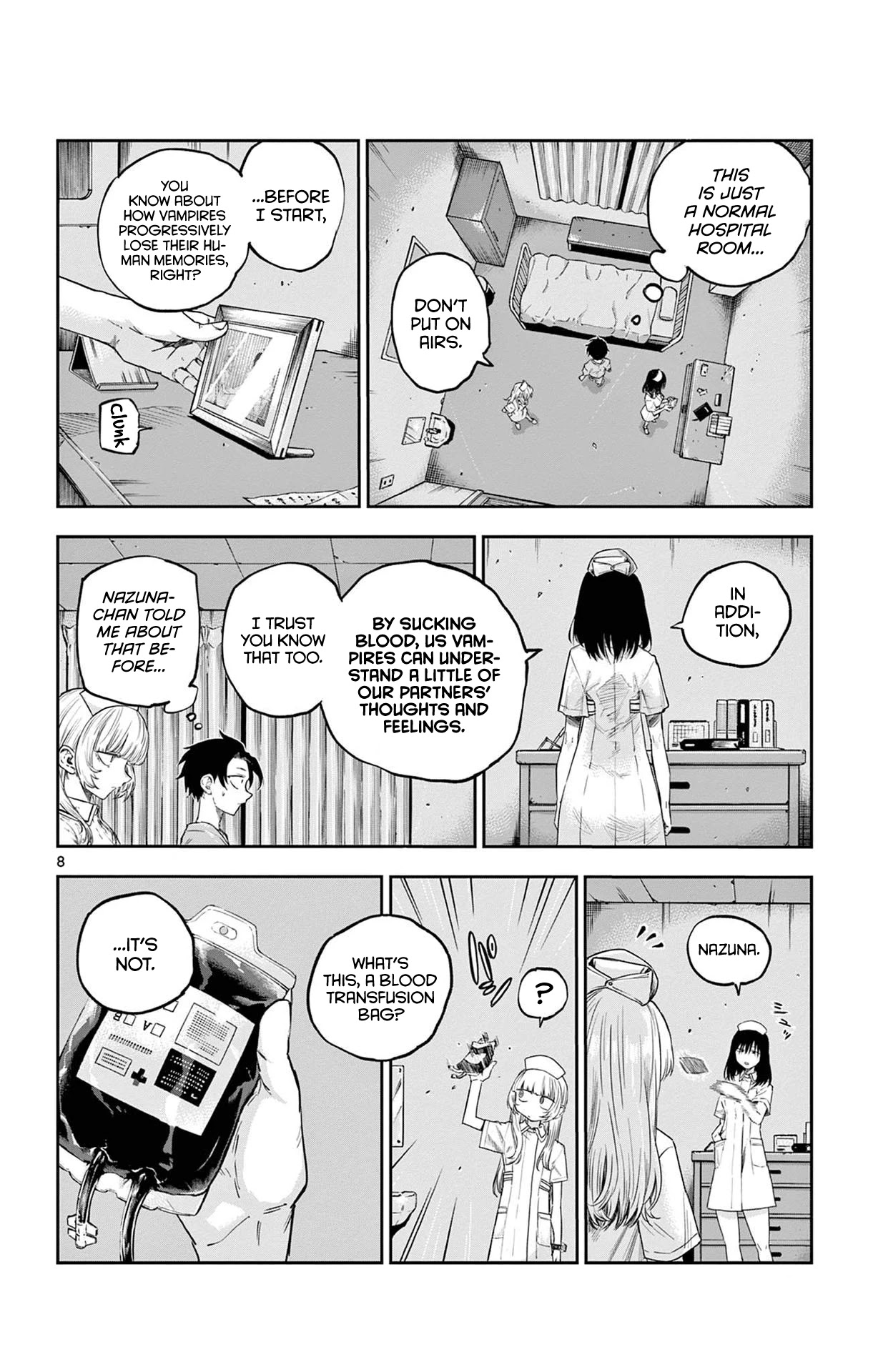 Yofukashi no Uta chapter 60 page 8