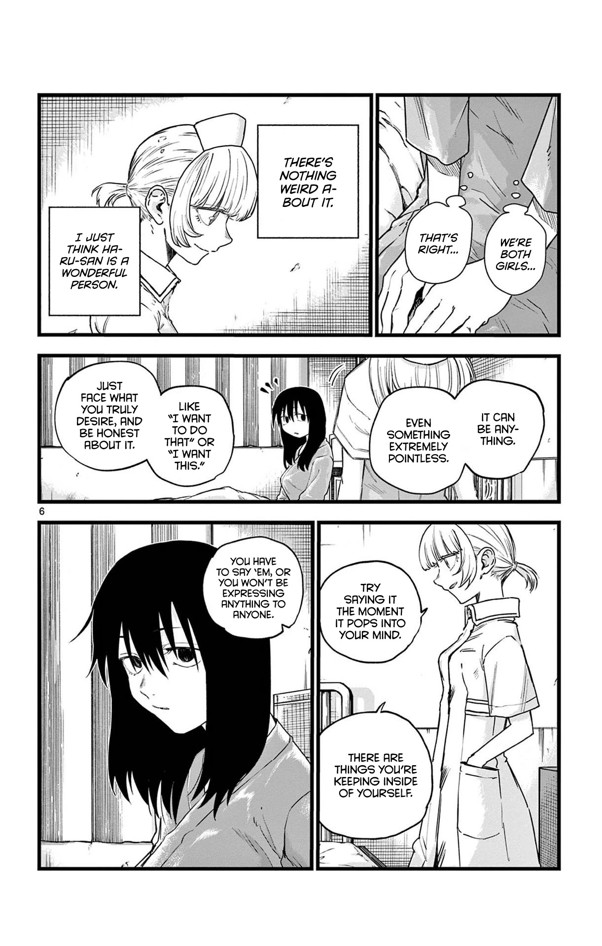 Yofukashi no Uta chapter 62 page 6