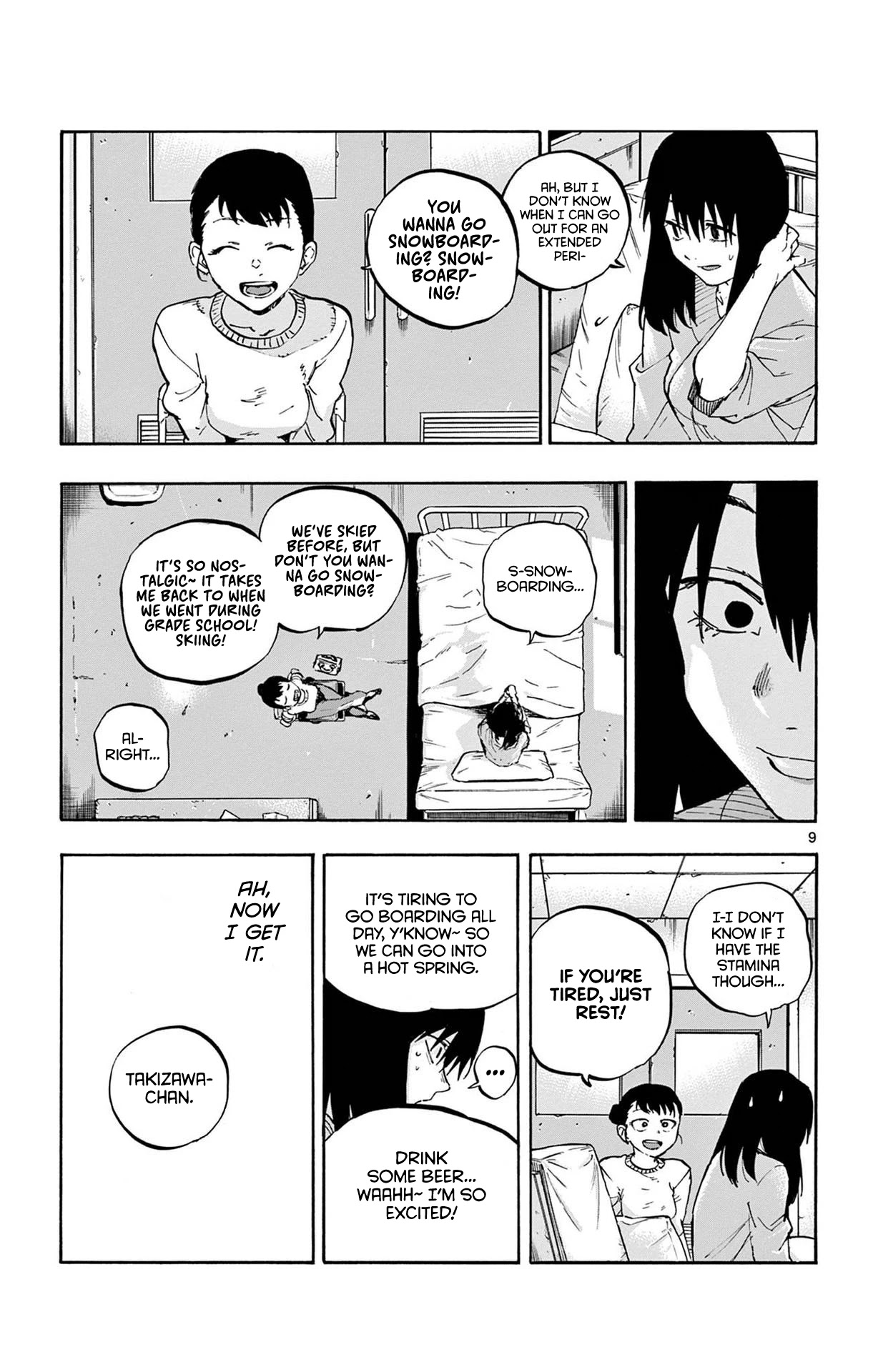 Yofukashi no Uta chapter 62 page 9